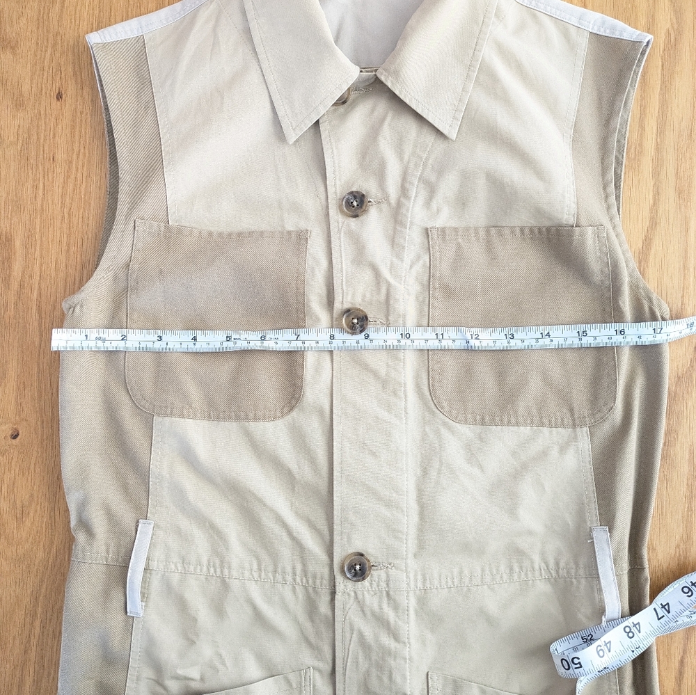 NWOT FRAME  Tan Sleeveless Jumpsuit with Belt - Picture 8 of 11